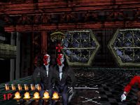 une photo d'Ã©cran de The House of the Dead sur Sega Saturn